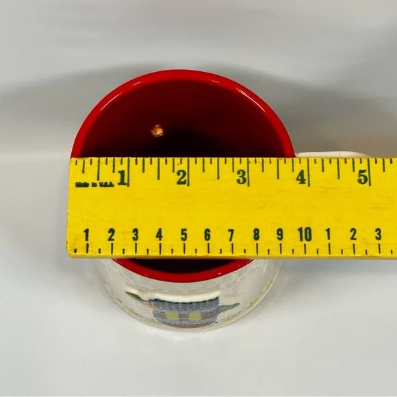 Anthropologie Coffee Tea Mug Bundled Up Monogram Letter H - Picture 7 of 7